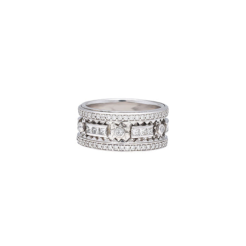 18K WHITE GOLD RING