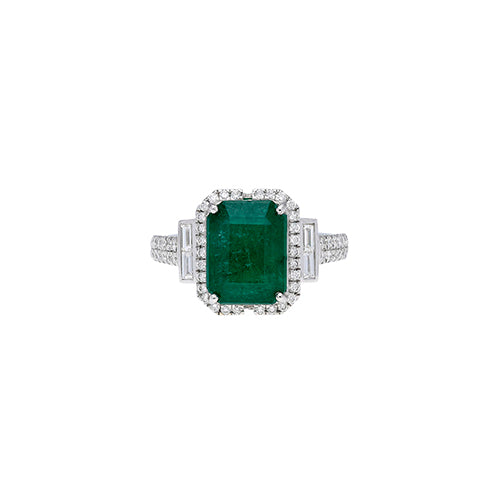 18K WHITE GOLD RING