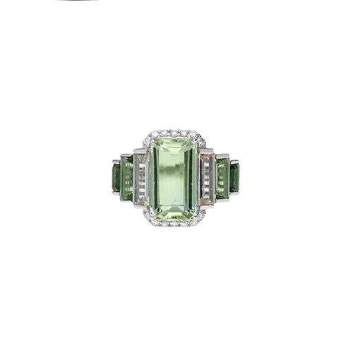 18K WHITE GOLD RING