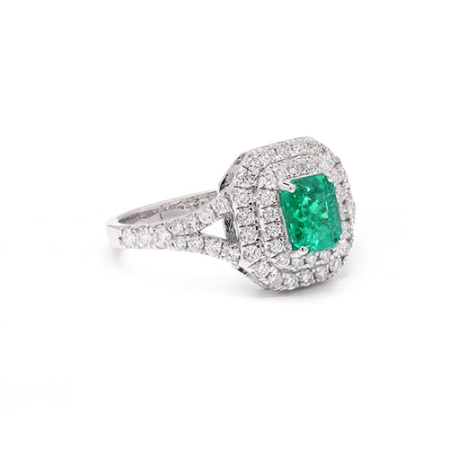 18K WHITE GOLD RING