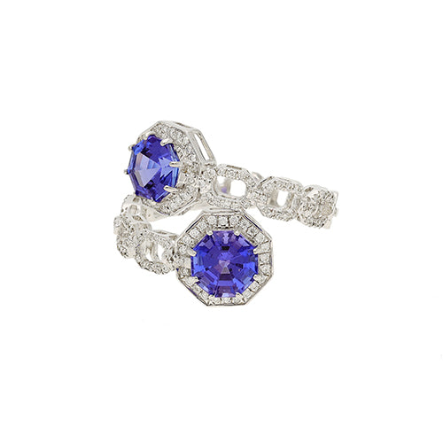 18K WHITE GOLD RING