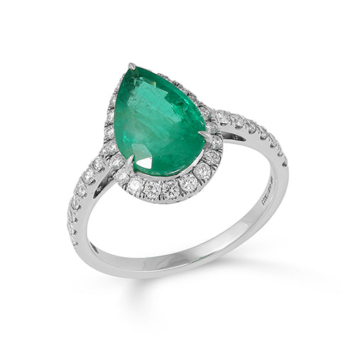 18K EMERALD RING