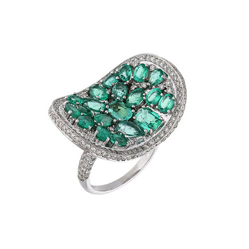 18K White Gold