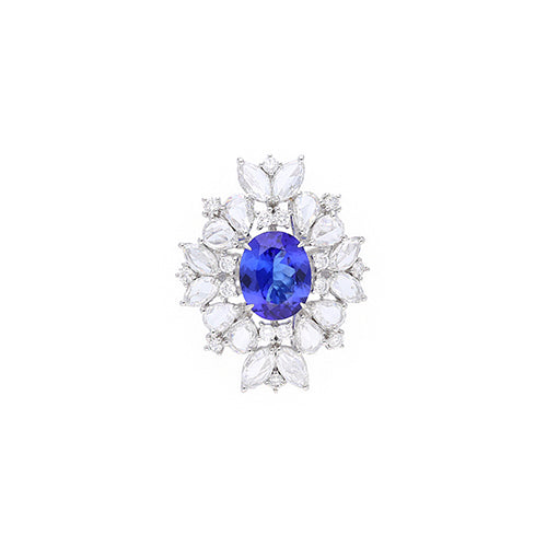 18K WHITE GOLD RING