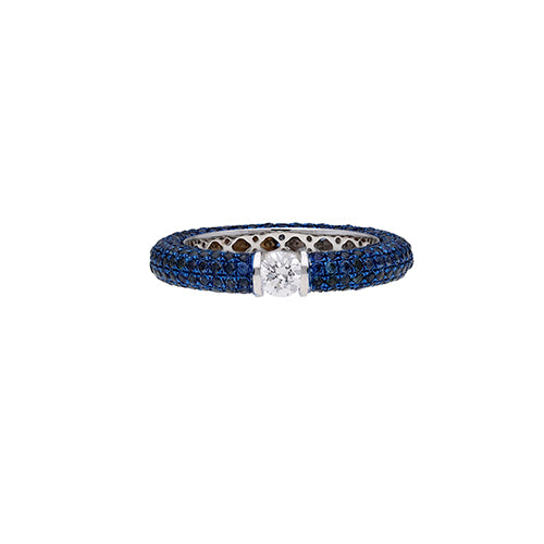 18K WHITE GOLD RING