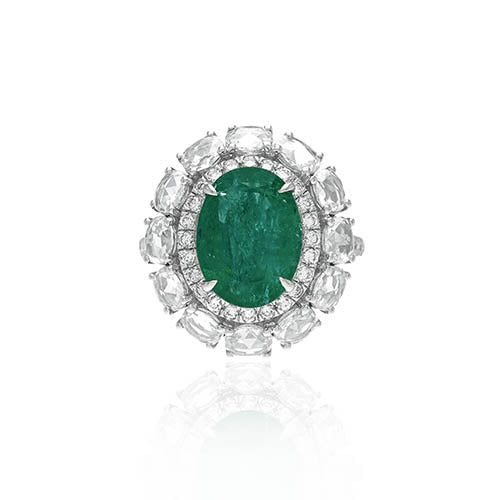 18K WHITE GOLD RING