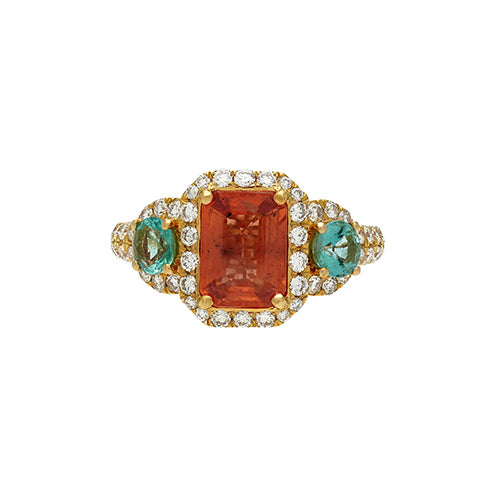 18K YELLOW GOLD RING