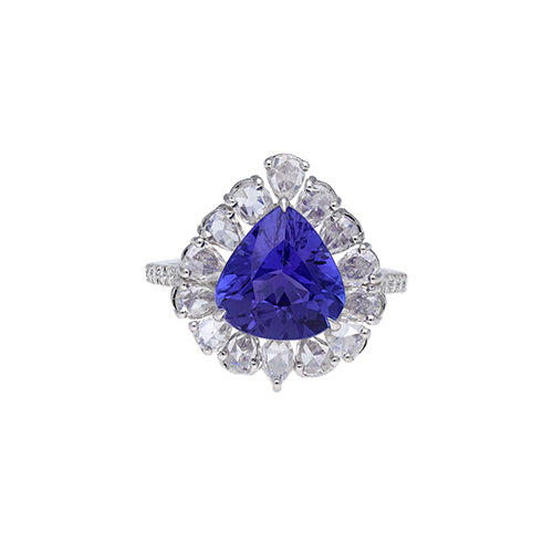 18K WHITE GOLD RING