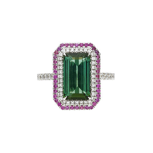 18K WHITE GOLD RING