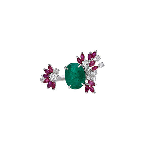 18K WHITE GOLD RING