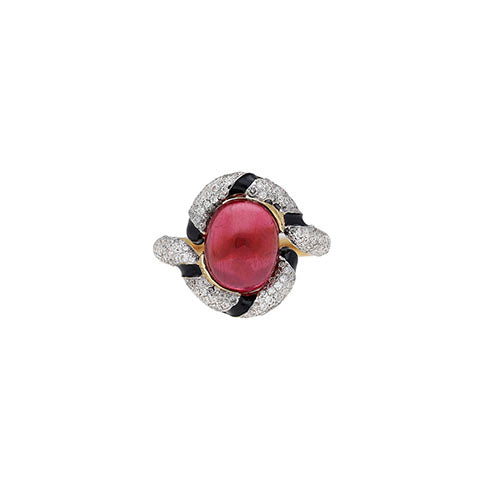 18K YELLOW GOLD RING