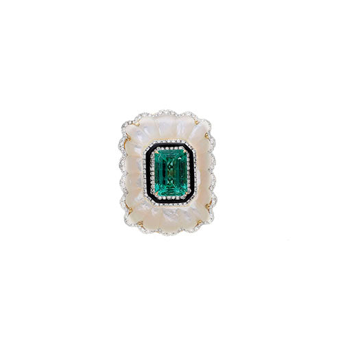 18K YELLOW GOLD RING