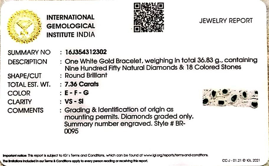 Real Emerald Diamond White Gold Bracelets, Natural Certified Diamond Statement Bracelet For Women, 18k Gold Emerald Bracelet Jewelry Gift